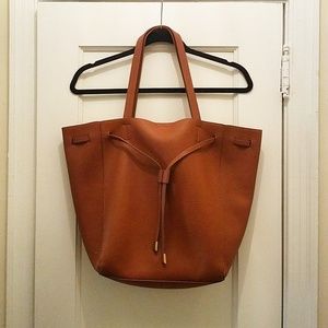 SOLD - Cognac Tote Bag